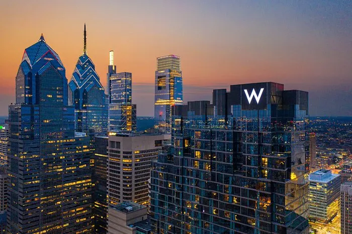 Valet parking at the W Philadelphia hotel